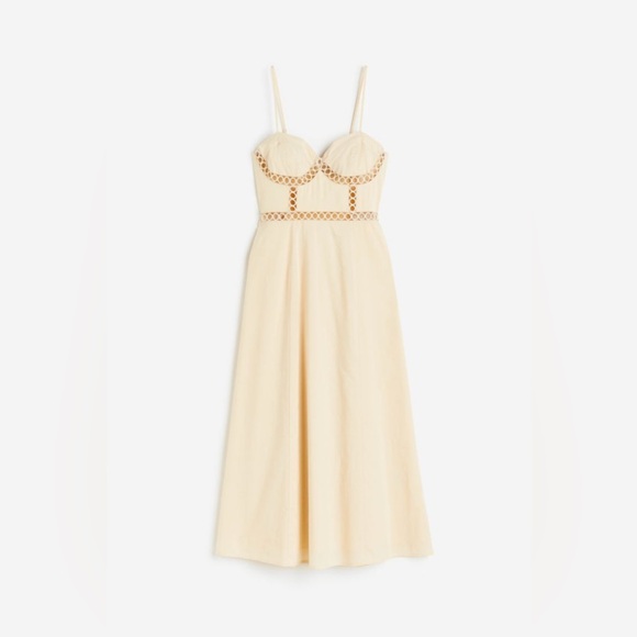 H&M Dresses & Skirts - NWT H&M Midi Woven Dress‎ Medium